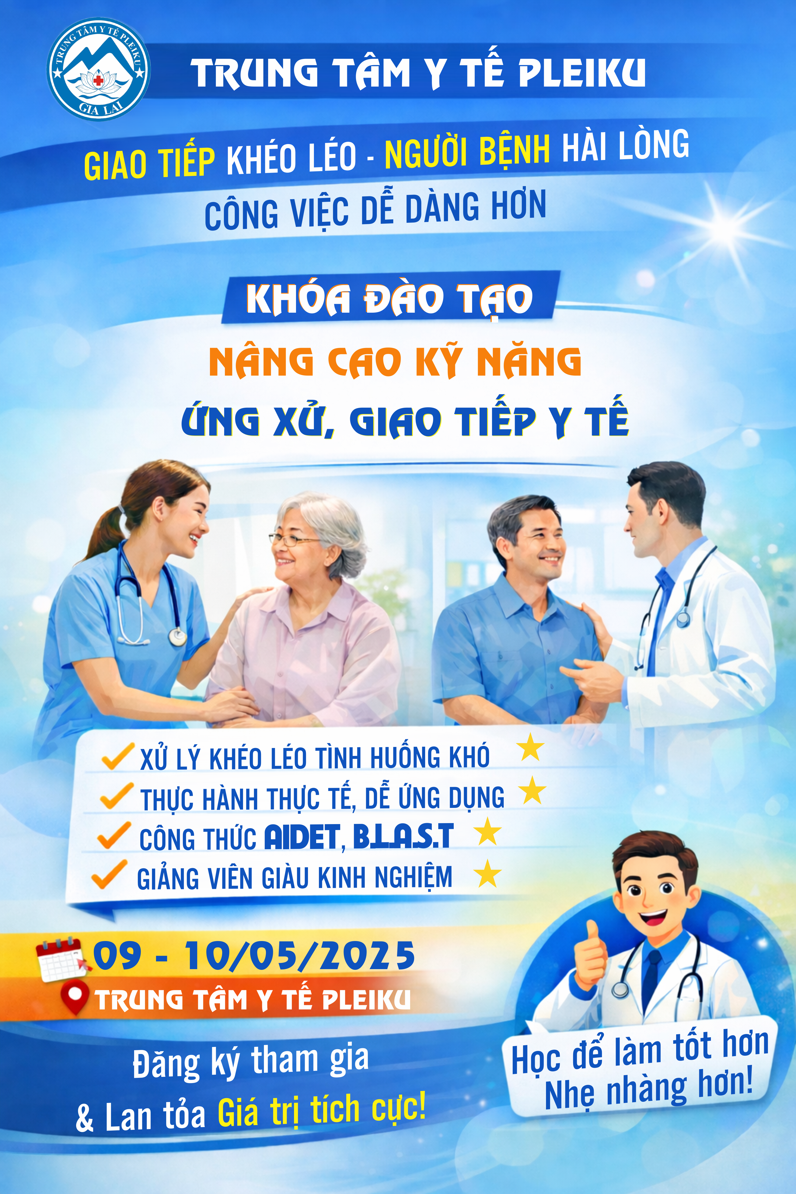 Nâng cao kỹ năng giao tiếp, ứng xử trong môi trường y tế – Hướng đến sự hài lòng người bệnh